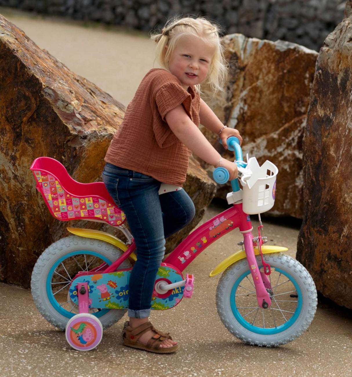 Peppa Pig Children's Bike Girls 12 Inch Pink