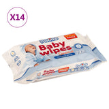 Vidaxl Baby Wipes 14 packs 1008 lingettes