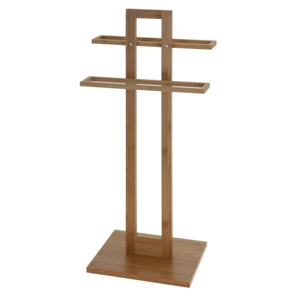 Solutions de salle de bain Solutions de salle de bain Rack de serviette Bamboo 38x32.5x70 cm