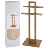 Solutions de salle de bain Solutions de salle de bain Rack de serviette Bamboo 38x32.5x70 cm