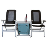 Eurotrail Camping Cabinet Rieux 60x50x60 cm bleu