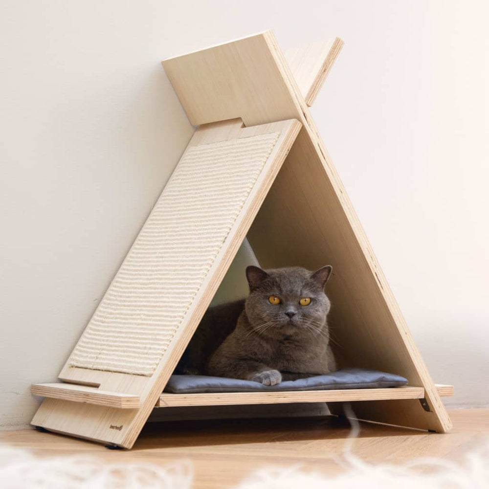 BEEZTEES BEEZTEES Cat Meubles Rinty 55x35x60 cm Bois