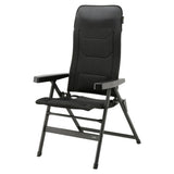 Travellife Travellife Camping Chaise pliante de luxe monaco confort gris
