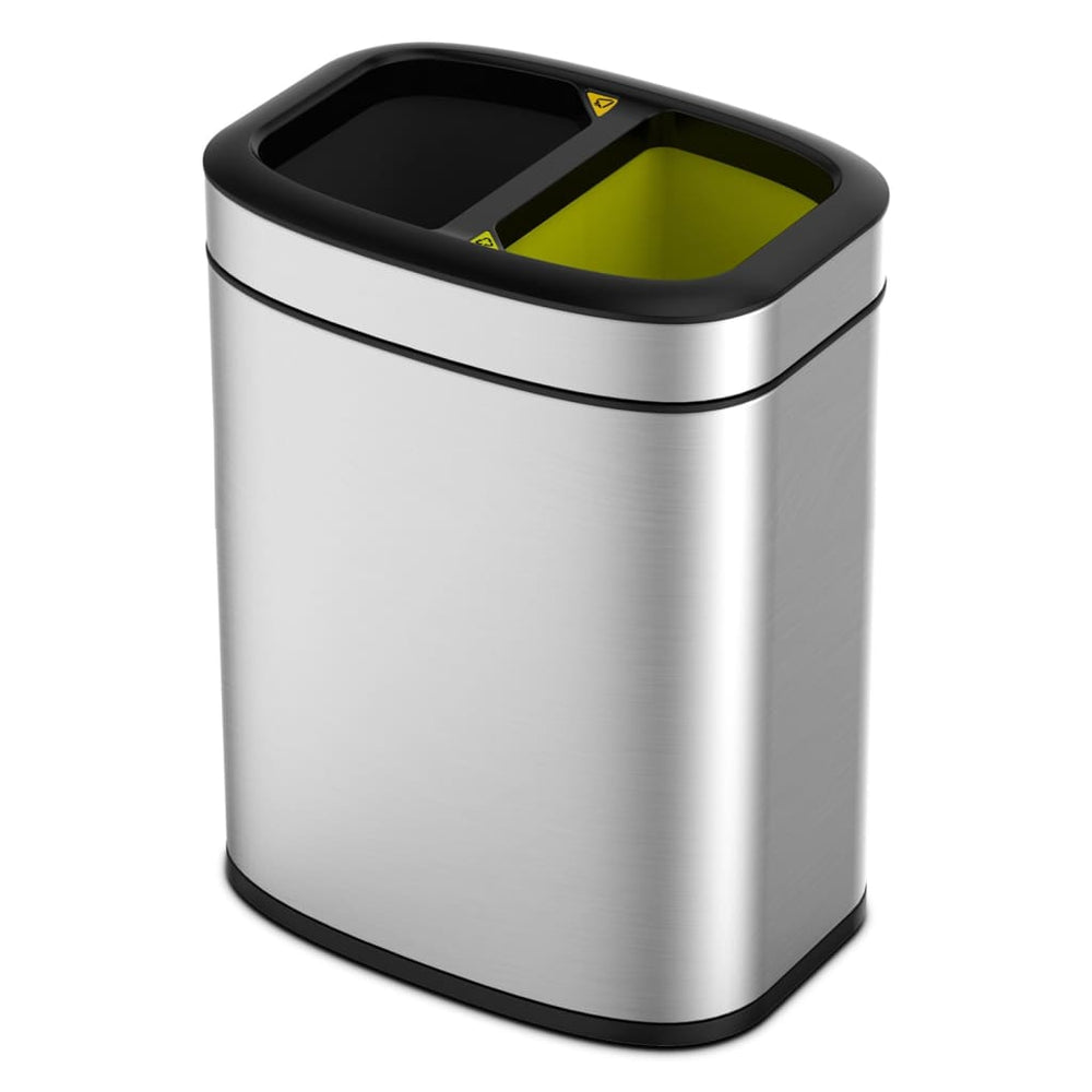 Eko Eko Waste Bin Oli-cube 2x10 L Matzilverklegente