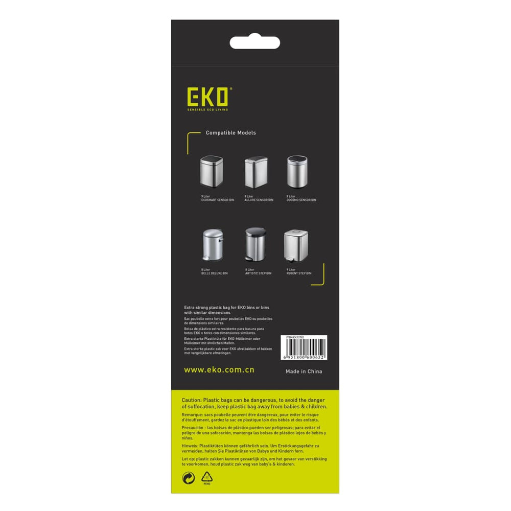 Eko Eko Garbage Sac Set B 24x25 St 7-9 L blanc