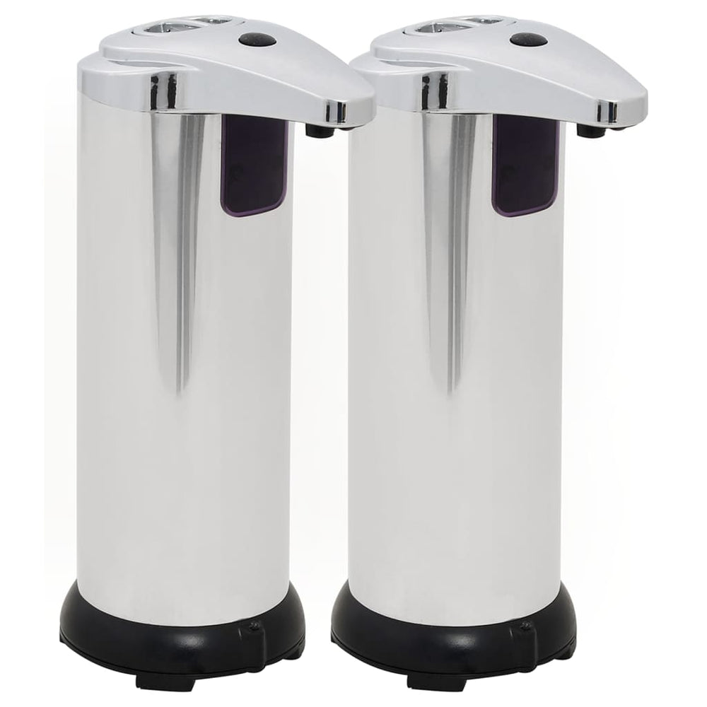 Dispens de savon VIDAXL Capteur infrarouge 600 ml 2 PCS