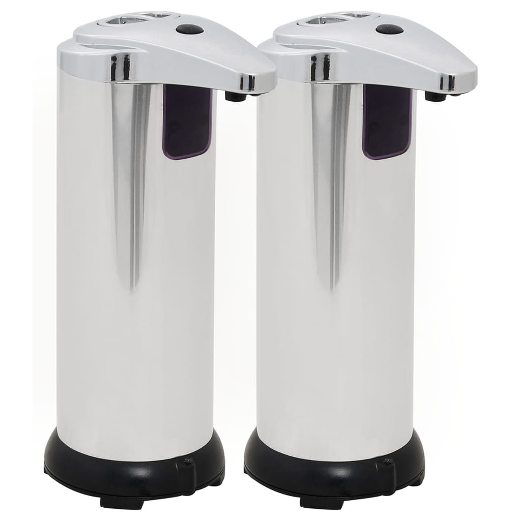 Dispens de savon VIDAXL Capteur infrarouge 600 ml 2 PCS