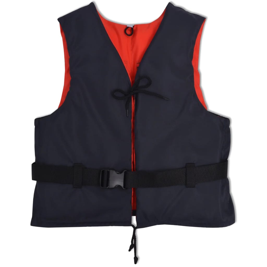 Vestes de natation vidaxl 50 n 30-50 kg bleu marine 4 pcs