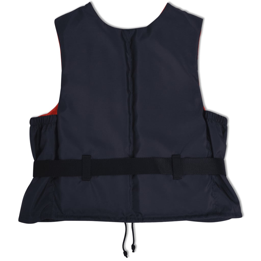 Vestes de natation vidaxl 50 n 30-50 kg bleu marine 4 pcs