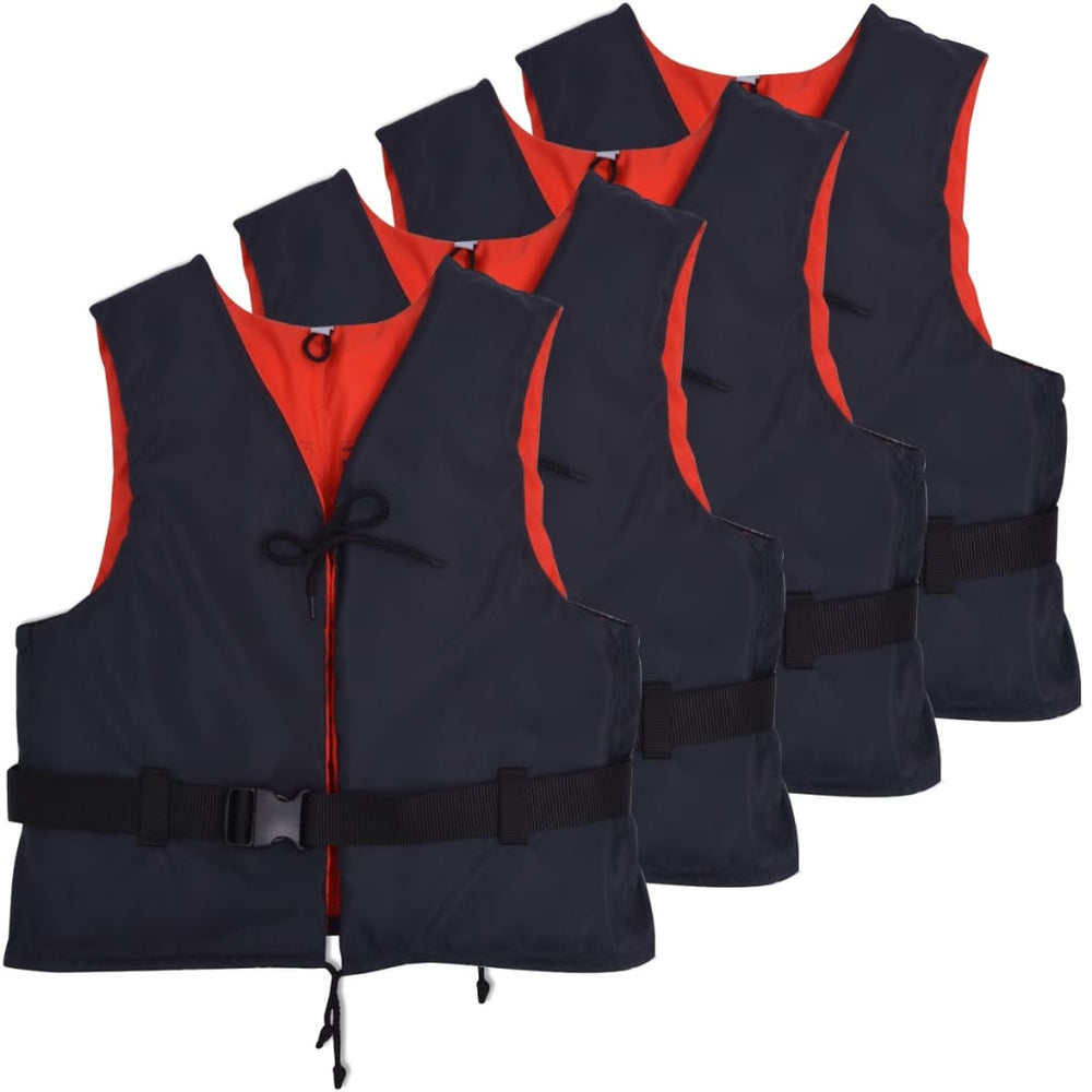 Vestes de natation vidaxl 50 n 50-70 kg bleu marine 4 pcs