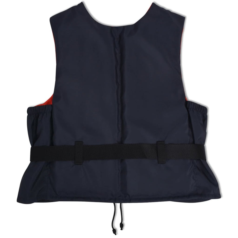 Vestes de natation vidaxl 50 n 70-90 kg bleu marine 4 pcs