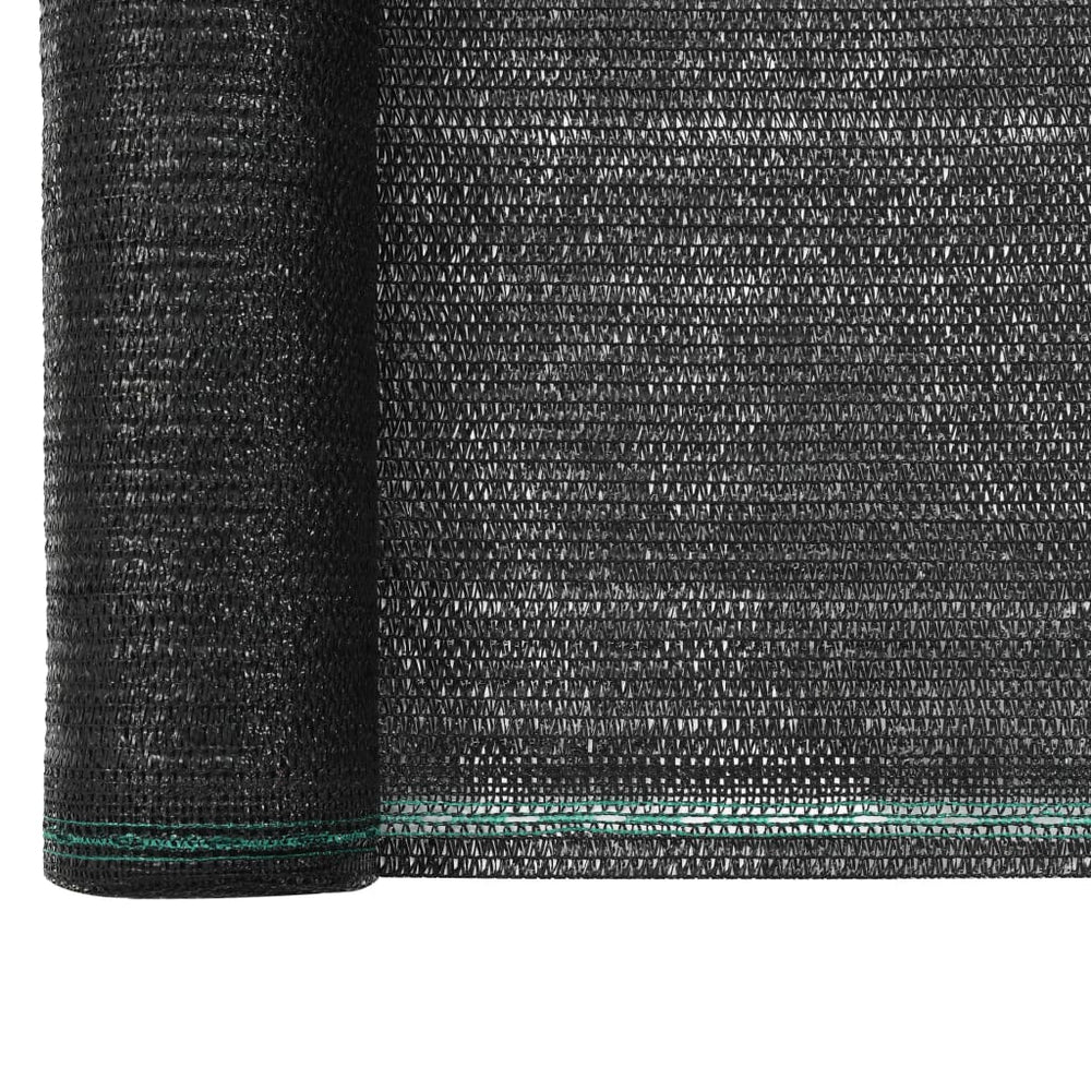 Écran de tennis Vidaxl 1,8x50 m HDPE noir