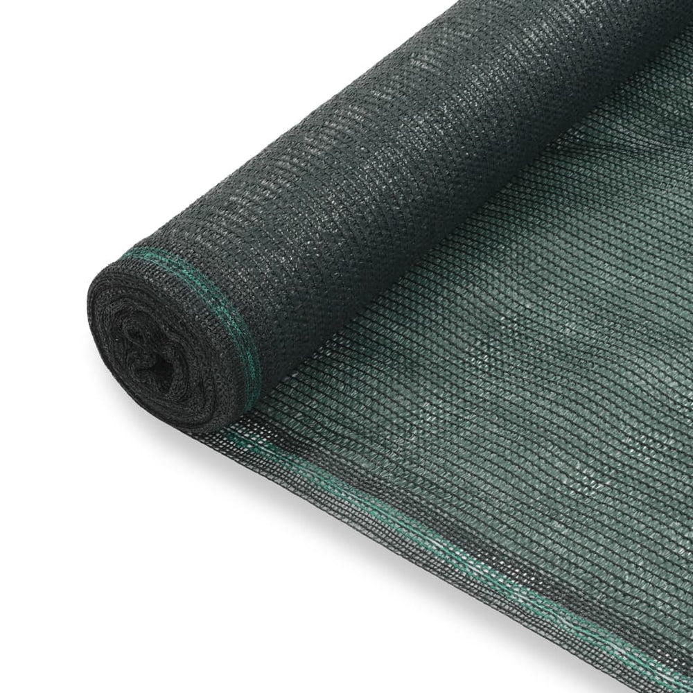 Écran de tennis Vidaxl 1,6x50 m vert HDPE