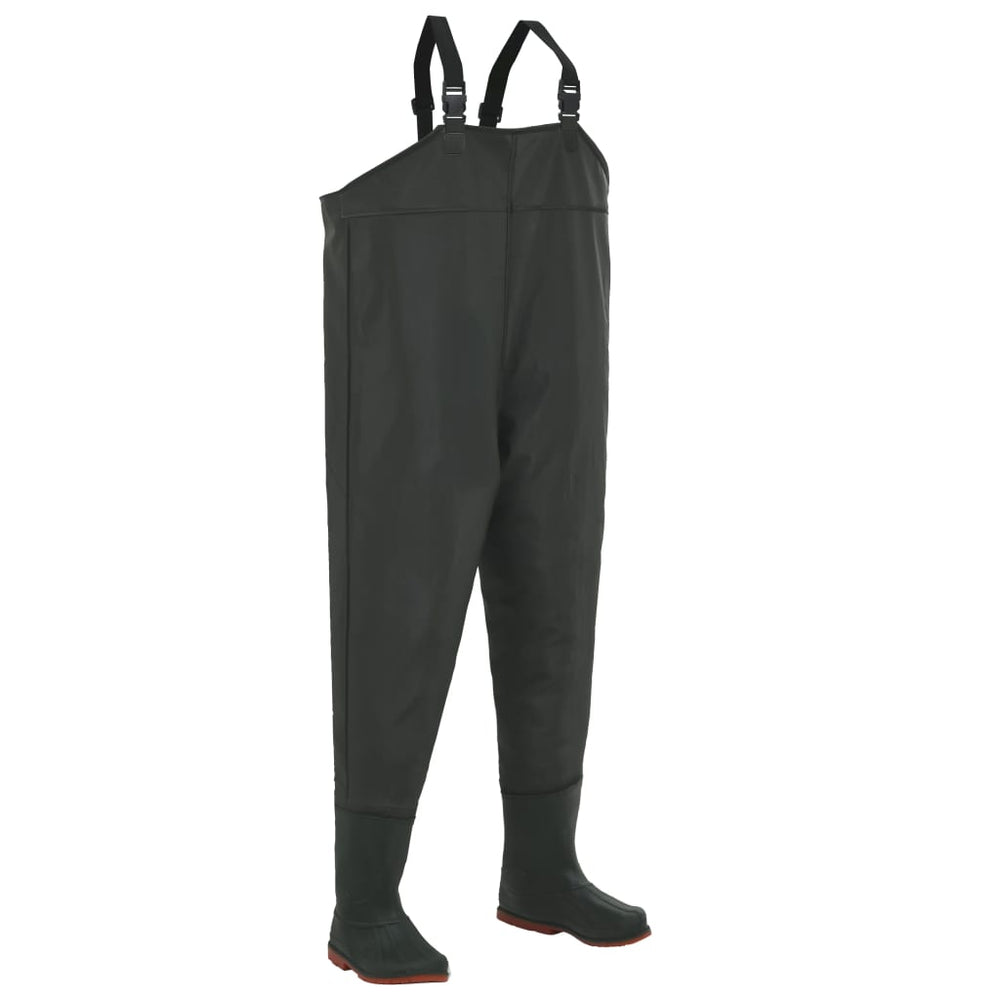 Vidaxl waadbroek avec bottes taille 38 vert
