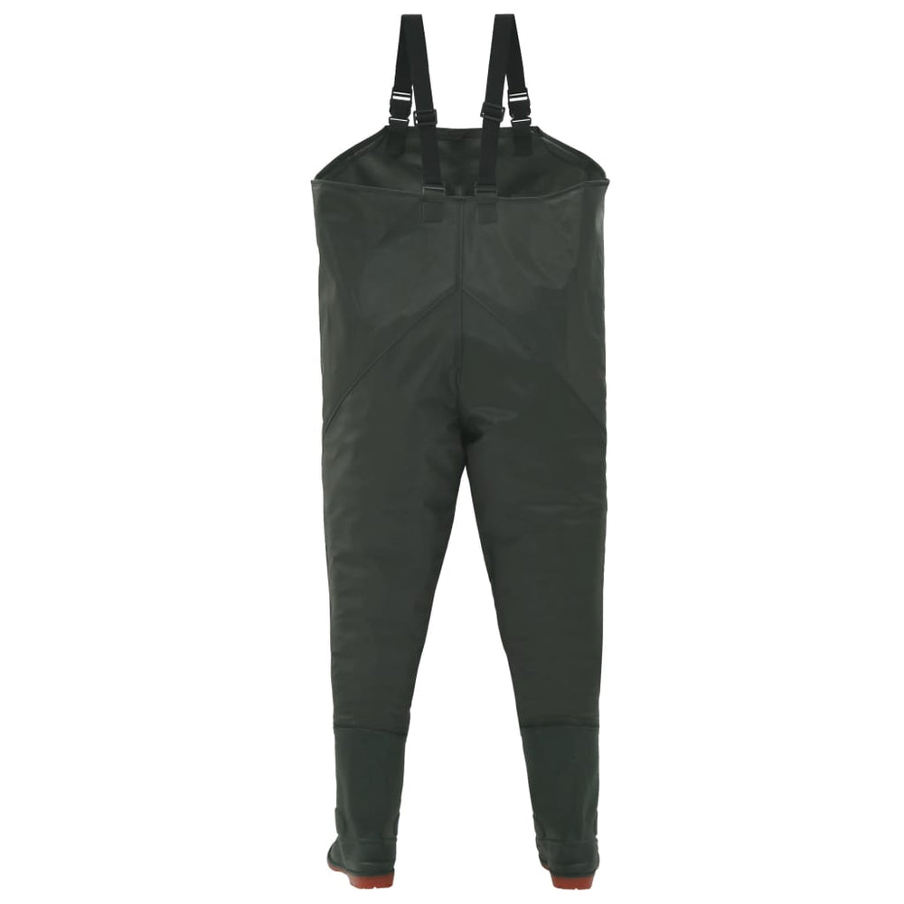 Vidaxl waadbroek avec bottes taille 38 vert