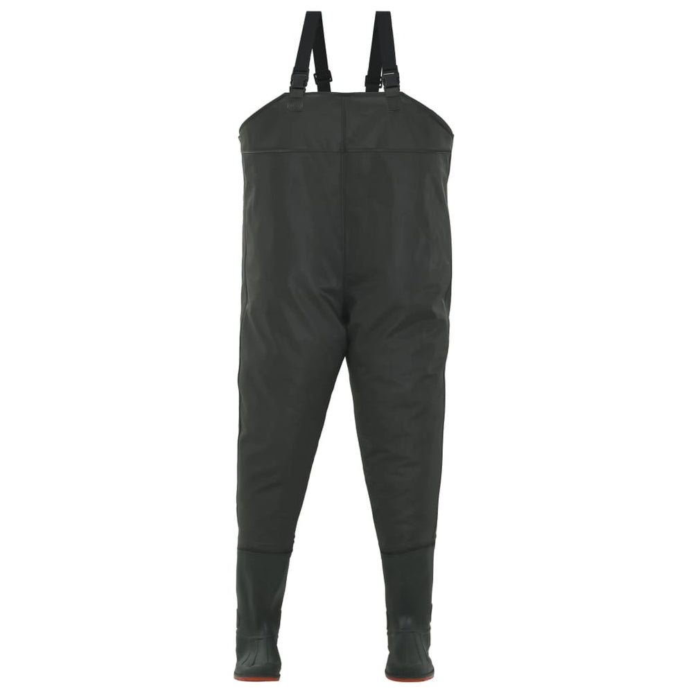 Vidaxl waadbroek avec bottes taille 40 vert