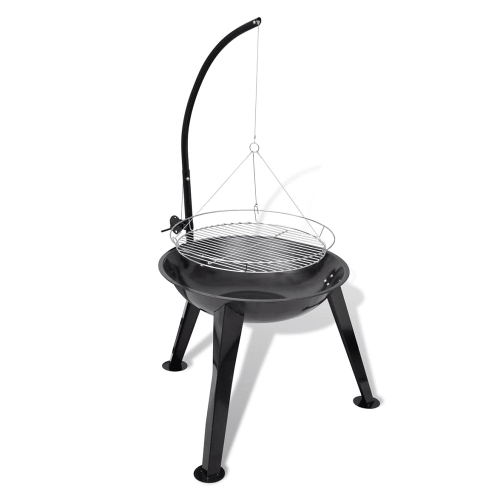 Barbecue de charbon Vidaxl traînant