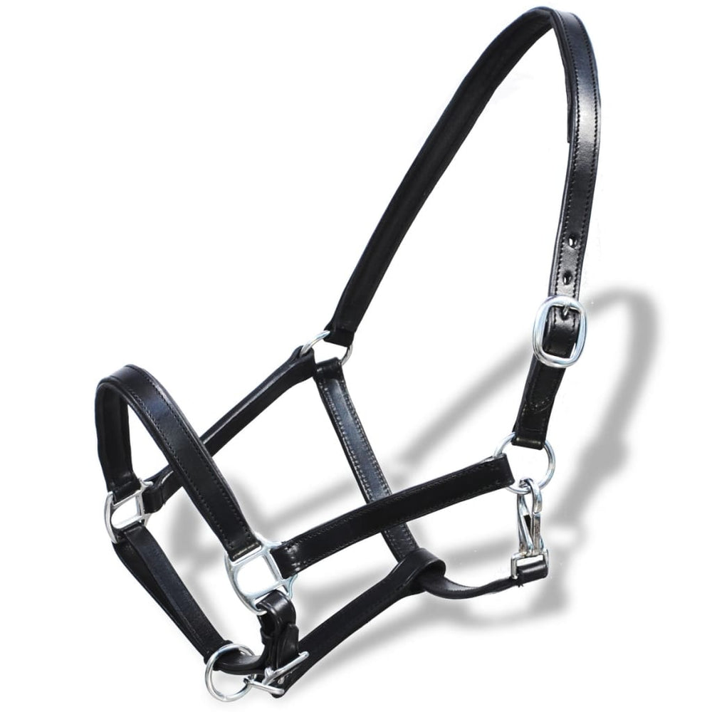 Vidaxl Halster Vraiment réglable en cuir COB