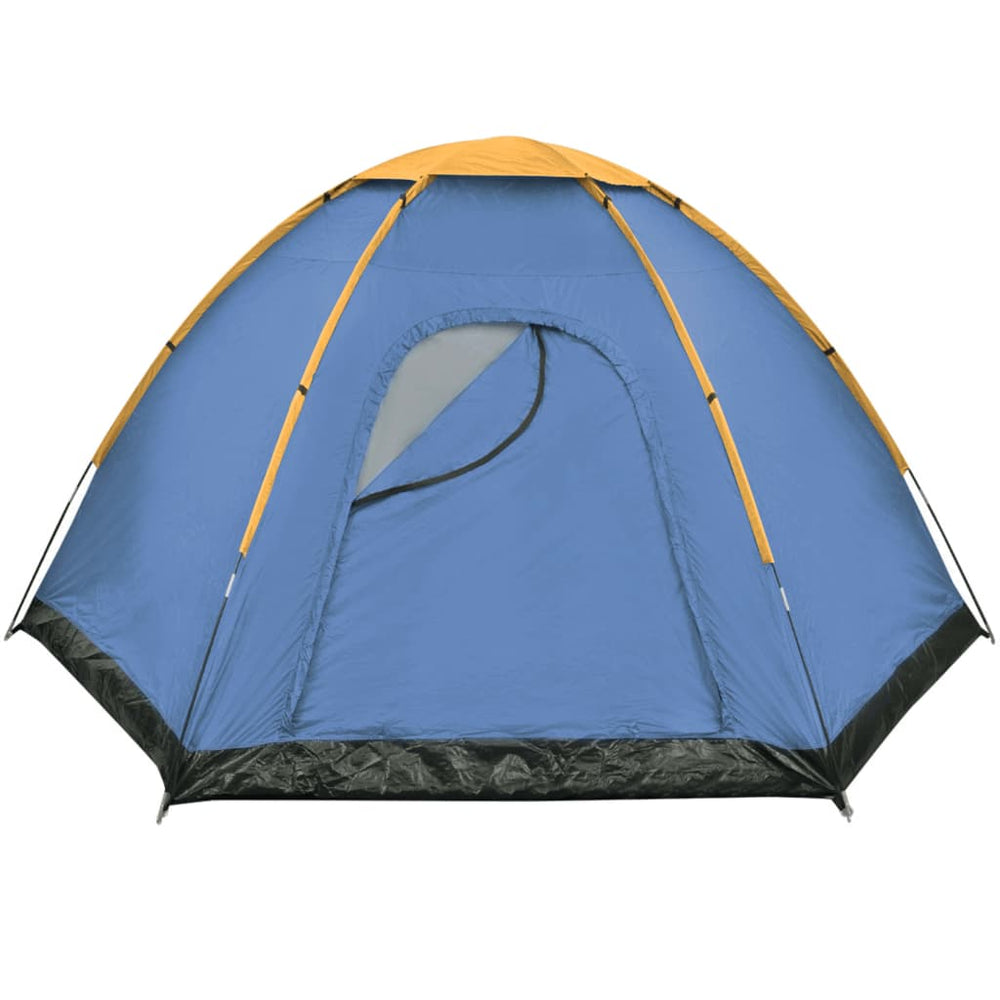 Vidaxl Tent 6 Personne bleu et jaune