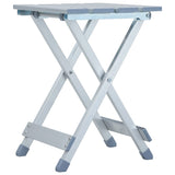 Tabouret de camping vidaxl 28x26x39 cm en aluminium