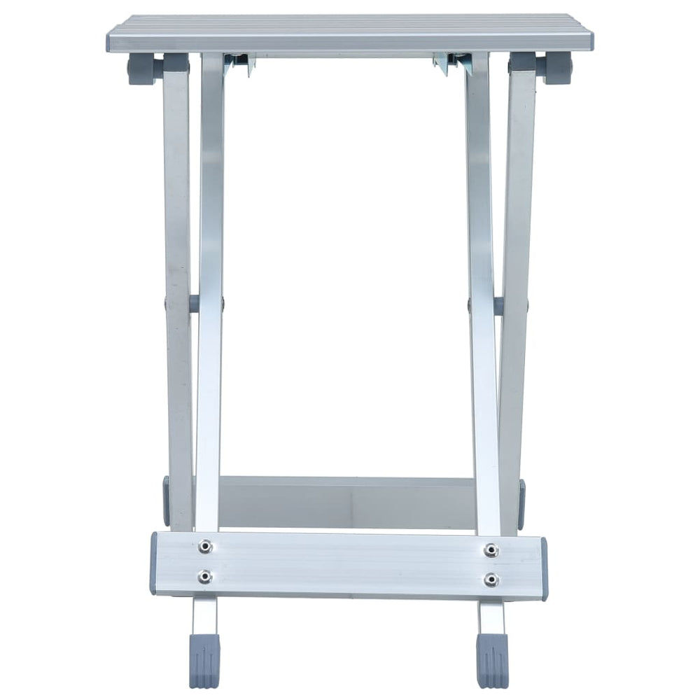 Tabouret de camping vidaxl 28x26x39 cm en aluminium