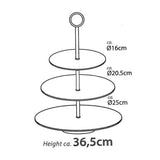 Excellent ustensine ménage et usagère 3 couches 36,5 cm en acier inoxydable