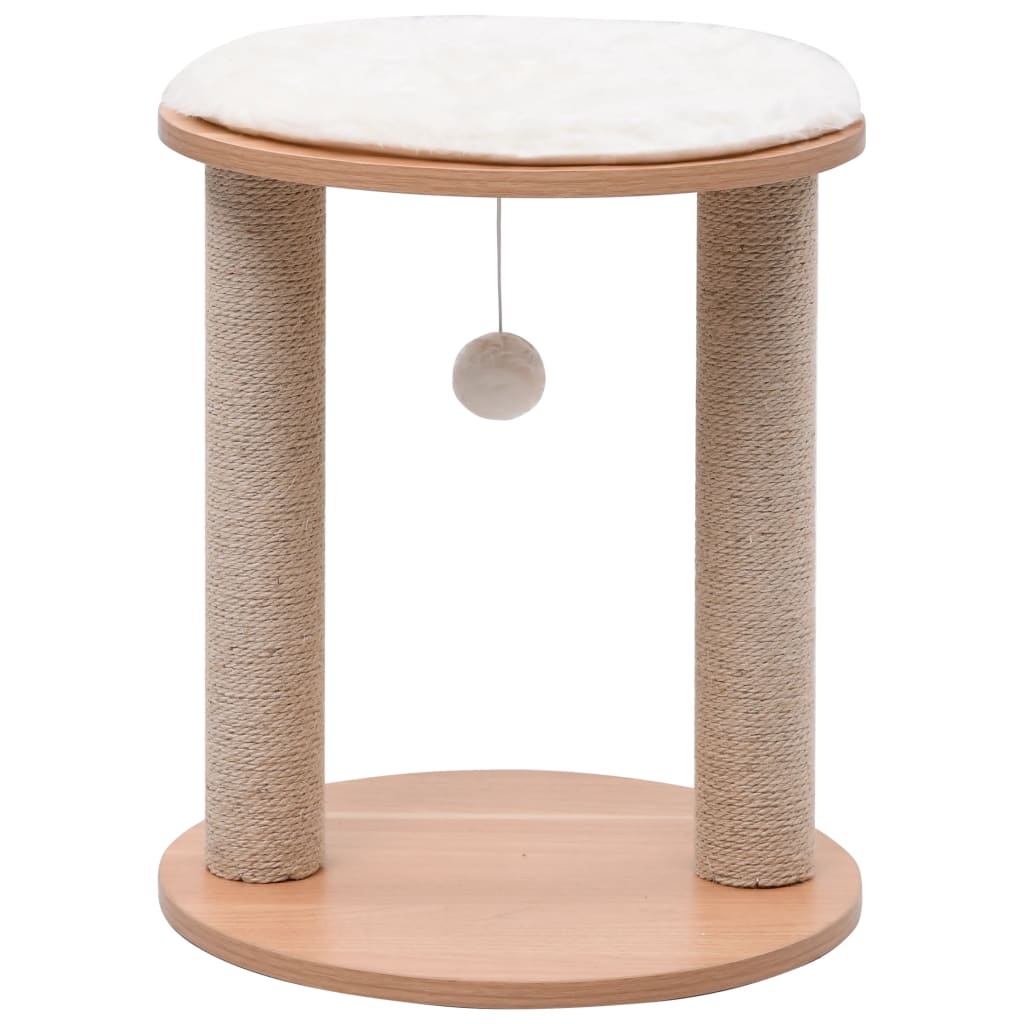 Vidaxl chat grattant le poteau petit avec des poteaux de grattage 44 cm