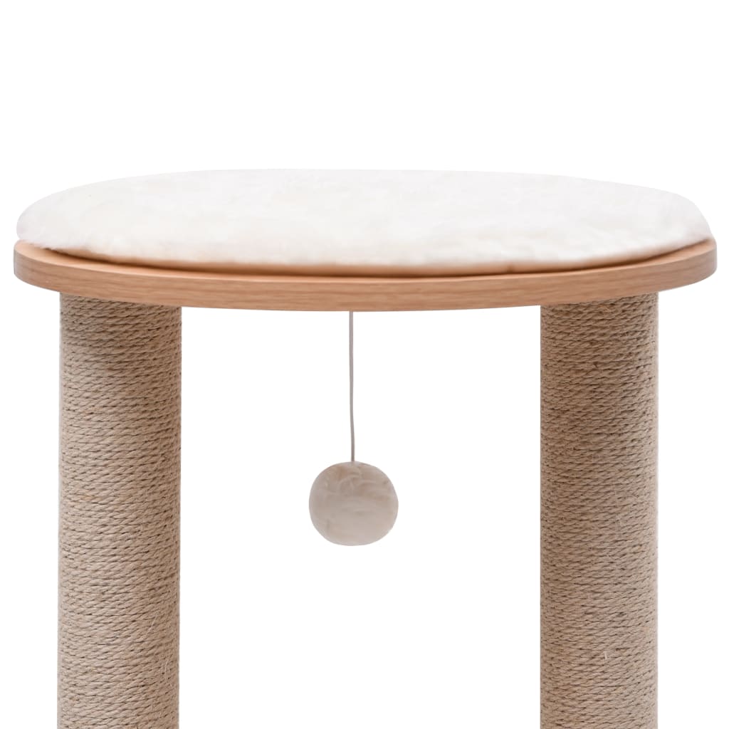 Vidaxl chat grattant le poteau petit avec des poteaux de grattage 44 cm