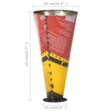 Vidaxl Umel UK 29x55 cm Iron Multi-Colord