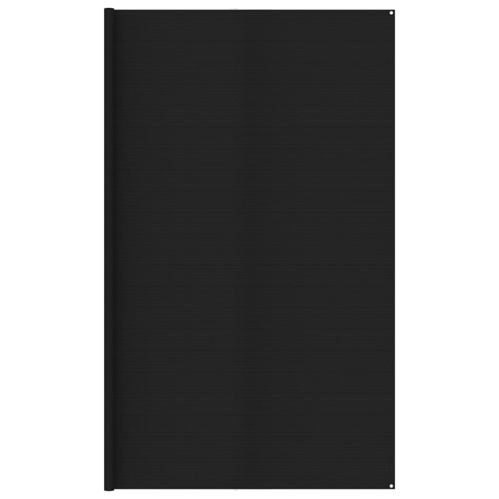 Tapis de tente Vidaxl 400x600 cm noir