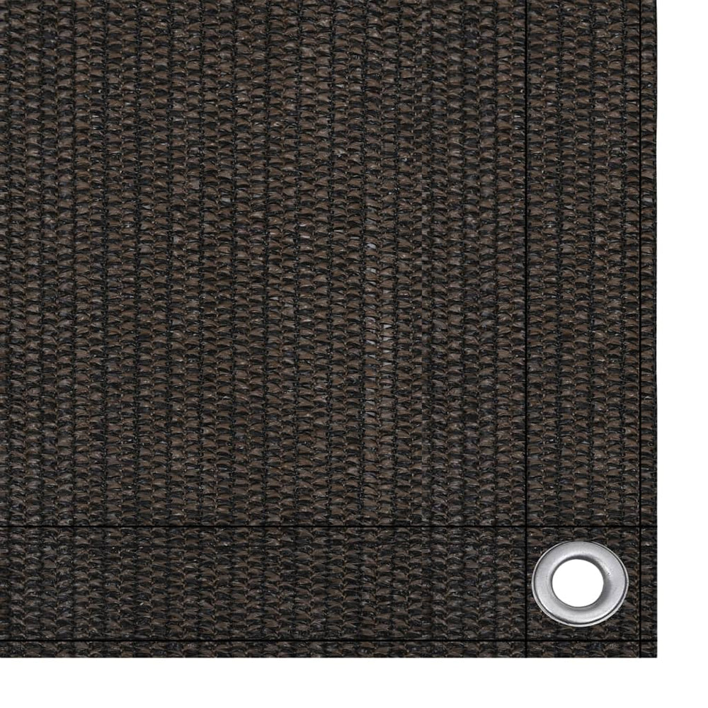 Tapis de tente Vidaxl 250x250 cm brun