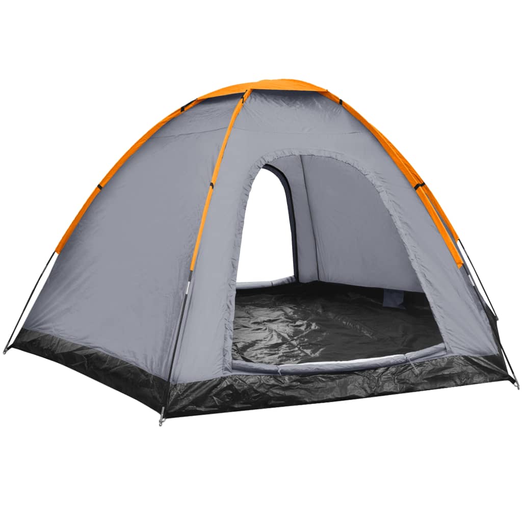 Vidaxl tente 6 personnes gris
