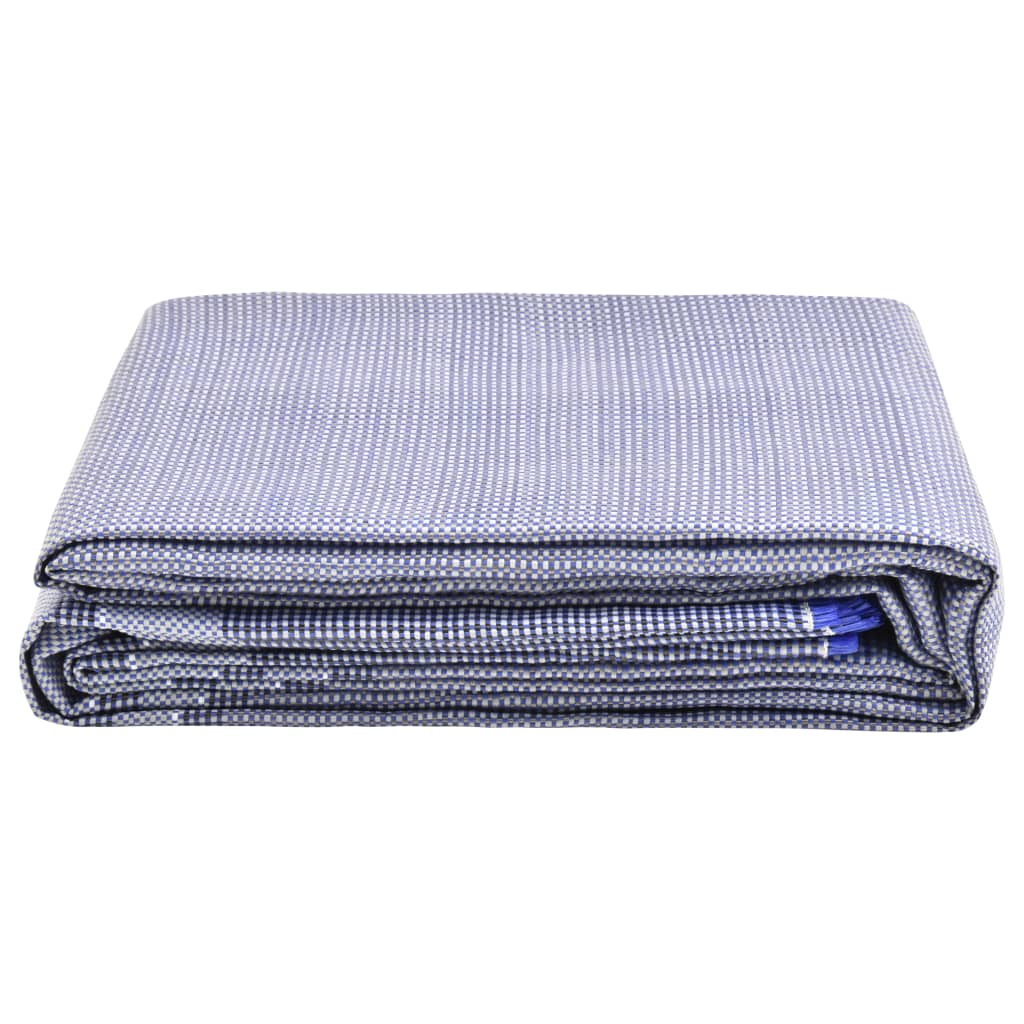 Tapis de tente Vidaxl 400x250 cm bleu
