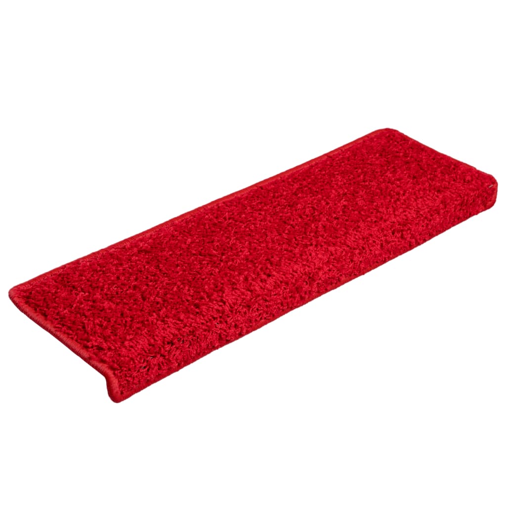 Vidaxl Escalier Mats 5 ST 65X21X4 CM ROUGE