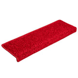 Vidaxl Escalier Mats 5 ST 65X21X4 CM ROUGE