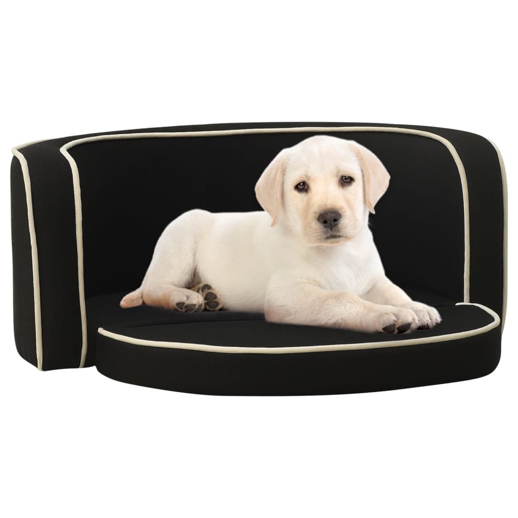 Vidaxl Dog Bank pliable 76x71x30 cm Black