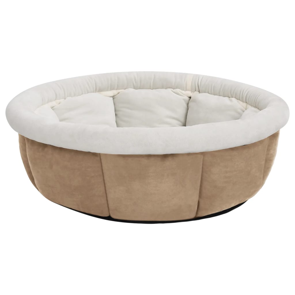 Vidaxl Dog Basket 59x59x24 cm beige