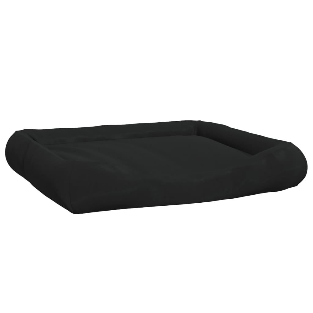 Lit de chien vidaxl avec coussins 115x100x20 cm oxford tissu noir