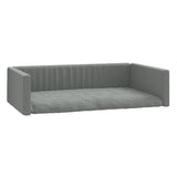 Vidaxl Car panier de chien Look 70x45 cm Gris clair