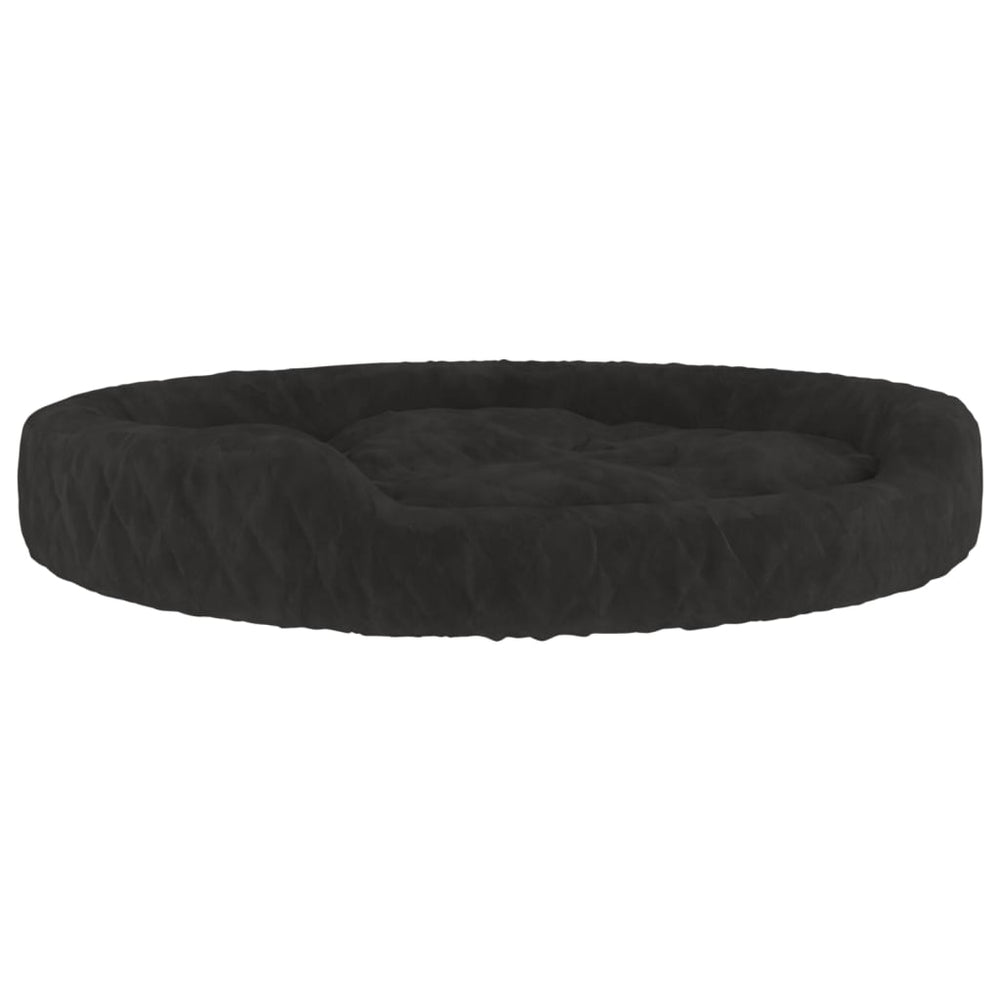 Vidaxl Dog Basket 70x55x23 cm en peluche noir