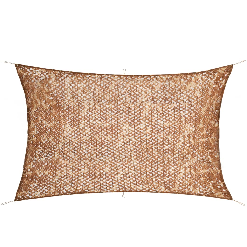 Vidaxl camoufagenet avec sac de rangement 2x8 m beige
