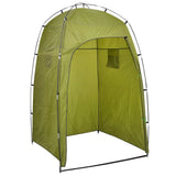 Vidaxl Camping Toilet avec tente portable 10 + 10 L