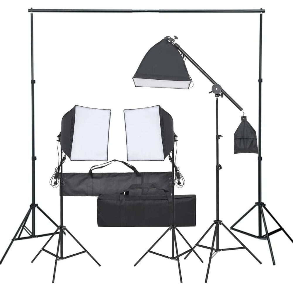 Ensemble de studio photo vidaxl avec ensemble d'éclairage