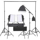 Ensemble de studio photo vidaxl avec ensemble d'éclairage
