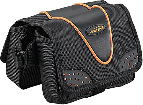 Ibera Top Tube Bag IB-TB1 Tube Tube Bag Double Black 1.3 Liter