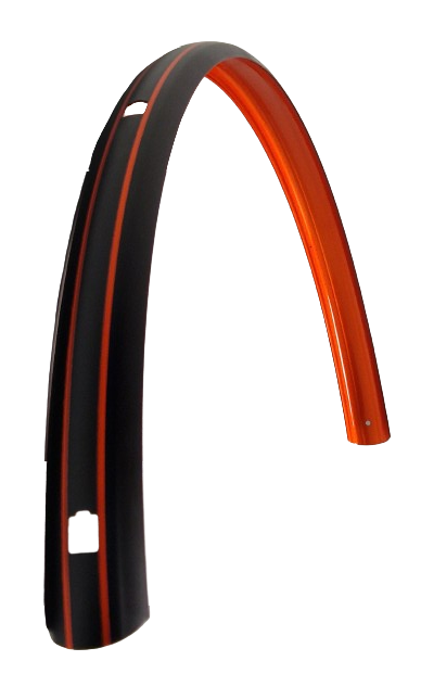 SKS BAGRE FENDER 28 tommer plast 46 mm mat sort rød