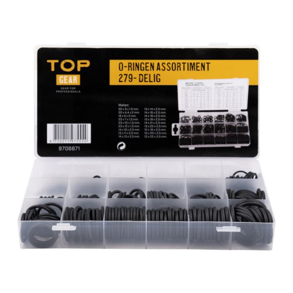 Topgear TOPGEAR O-ringen assortiment 279 delig