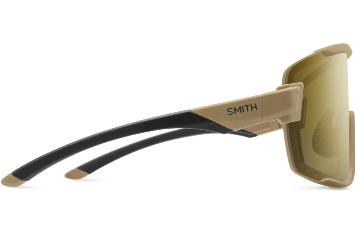 Smith Wildcat -Brille Matte Safari Chromapop schwarzes Gold