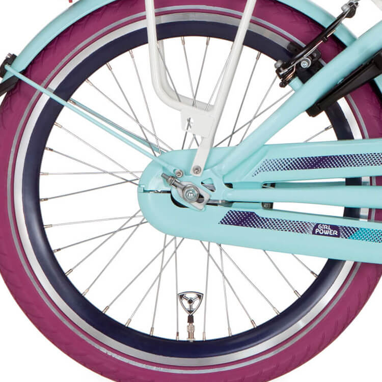 Roue arrière alpina 20 Retirez J19db Purple Zink Spk