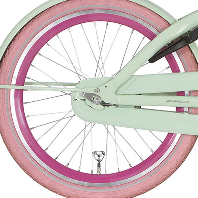 Roue arrière alpina 22 Retirer J19db Pink Zinc Spk